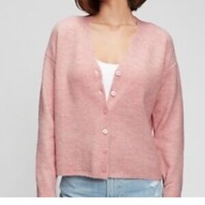 GAP Women's Forever Cozy Pink Cardigan